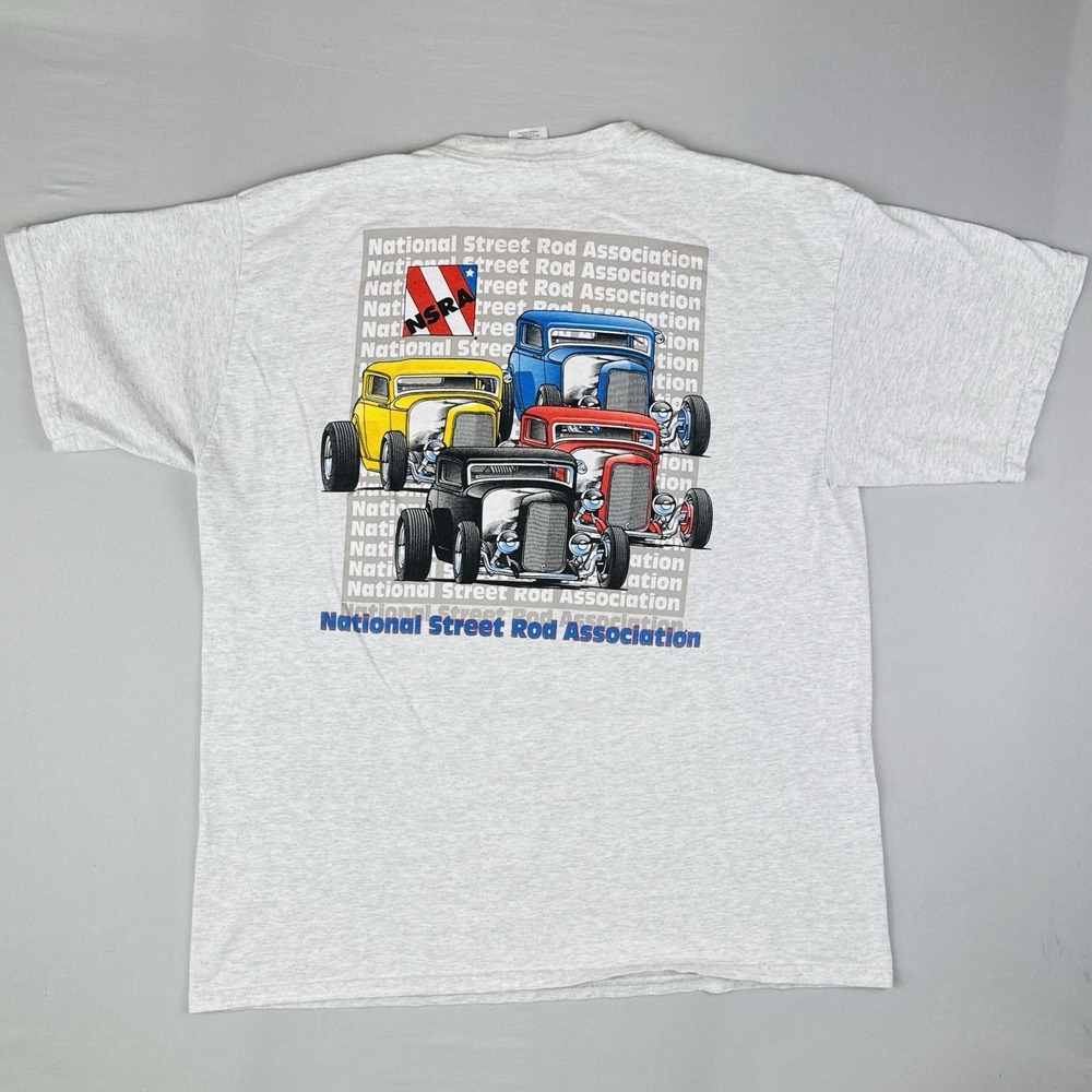 Vintage Y2K Hot Rod T Shirt NSRA Western Street Rod Nationals XL 2002 Car Show - Picture 5 of 9